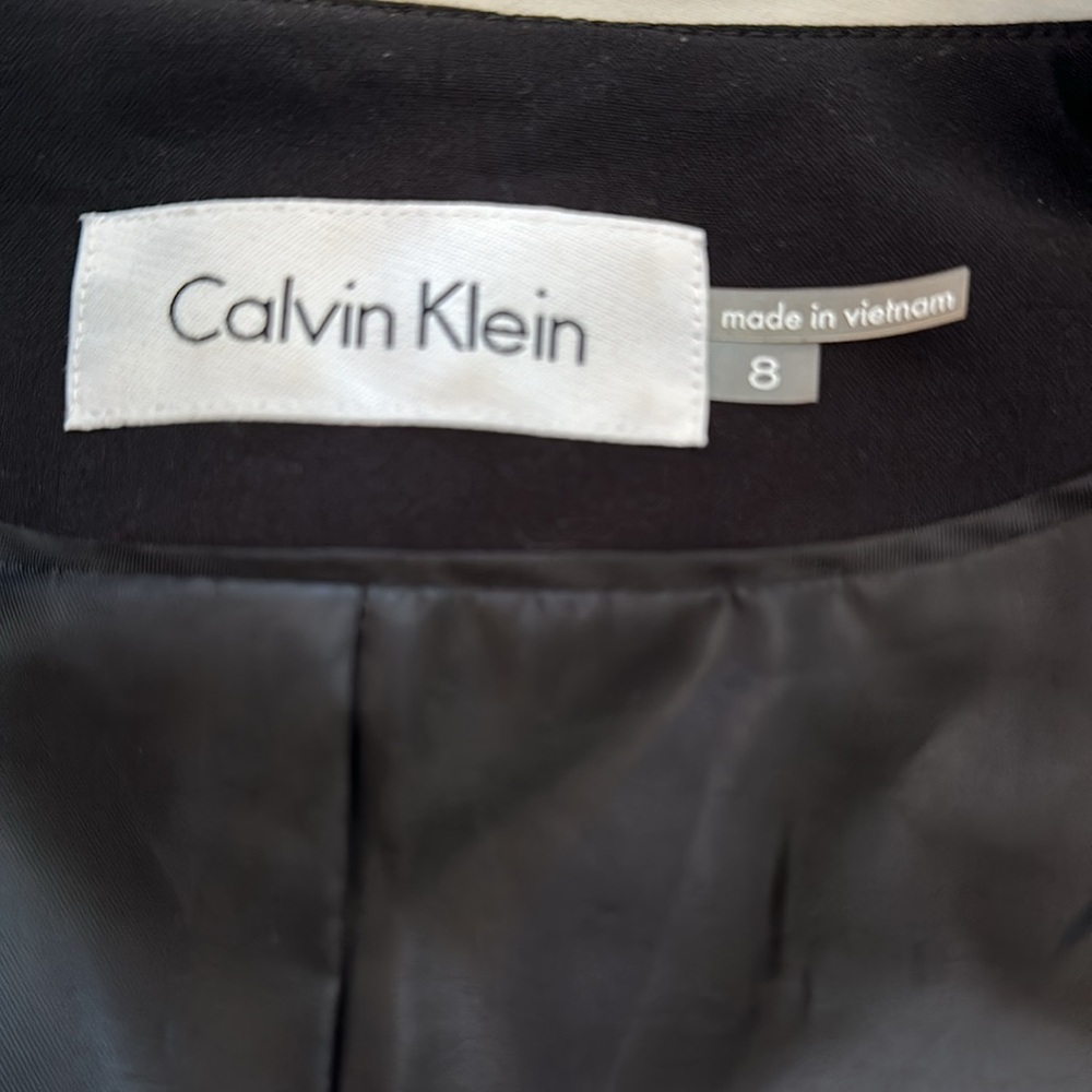 Calvin Klein Women’s Black Blazer Size 8 - Picture 5 of 5